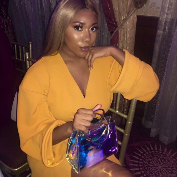 Handbags - Holographic clear bag